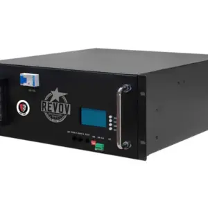 Revov B100 1st LiFE 51.2V, 100Ah, 5.1 kWh, Telecoms Grade Battery with built in BMS